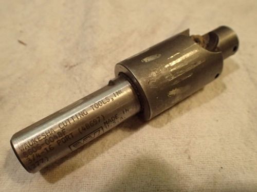 Waukesha Walter Indexable Carbide 3/4-16 Port Contour Cutter 3/4&#034; Straight Shank