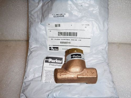 Parker Schrader Bellows 032500319 B-Flow Control Valve 3/8&#034;