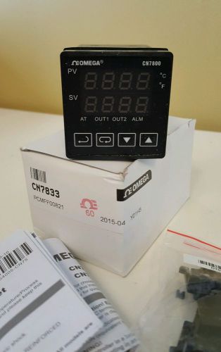 NEW OMEGA 1/16 DIN CN7833 TEMP AND PROCESS CONTROLLER