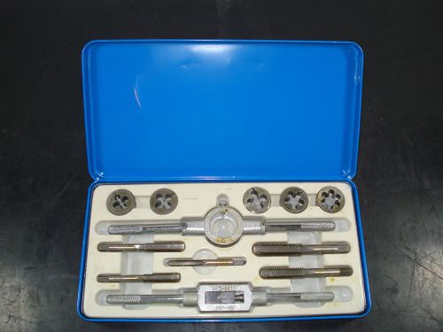 Interstate tap &amp; die set 12 piece 1/4&#034; - 1/2&#034;  %jg2% for sale