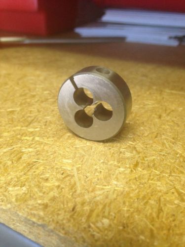 5-44 X 1&#034; HIGH SPEED STEEL LEFT HAND ROUND ADJUSTABLE DIE