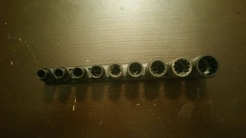 Craftsman 12 point SAE Socket 3/16 to 1/2