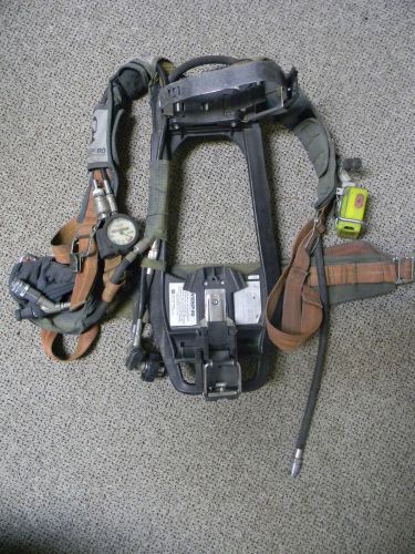 Interspiro Spiromatic SCBA Pack Frame Harness w/ Super Pass II &amp; Air Gauge