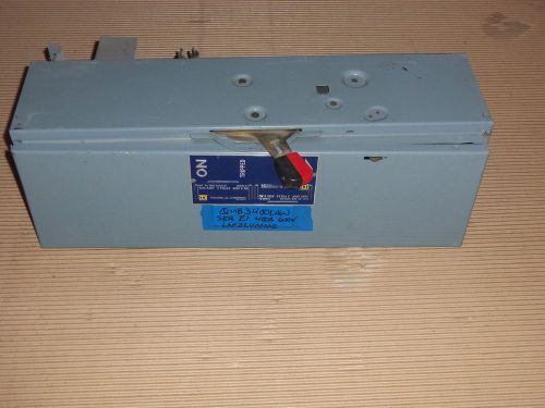 SQUARE D QMB QMB3400LAW 400 AMP 600V BREAKER PANEL PANELBOARD SWITCH SER E1