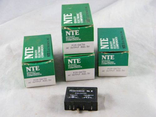 LOT OF 4 ~ NEW ~ NTE ~ AC OUTPUT DIGITAL MODULE ~ PART #  RIM-OAC5A