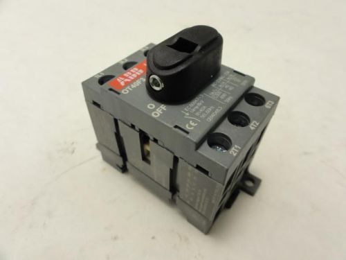 156008 New-No Box, ABB OT40F3 Disconnect Switch, 600V, 40A, 3-Pole