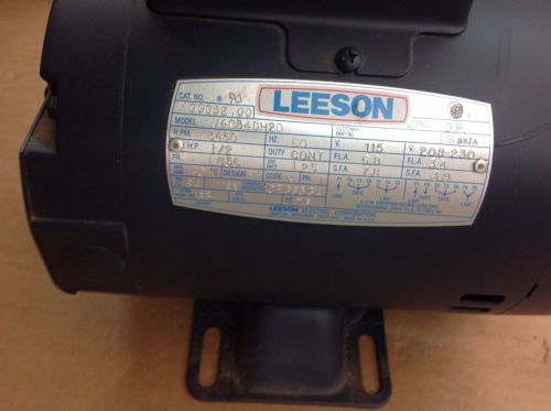 LEESON 100052 MOTOR M4C34DH2