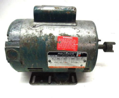 RELIANCE DUTY MASTER AC MOTOR C56H0507N, 1/4 HP, 1140 RPM, 115V, 5.8A, 60 HZ