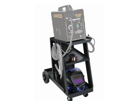 Welding Cart 100 LB. CAPACITY Whit Wheels For MIG TIG Welders