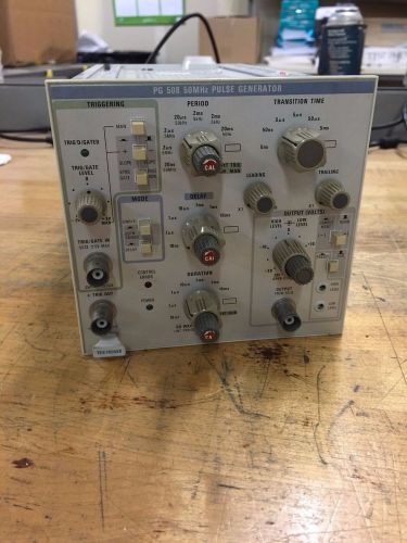 TEKTRONIX PG508 50MHZ PULSE GENERATOR PLUG IN (T7)