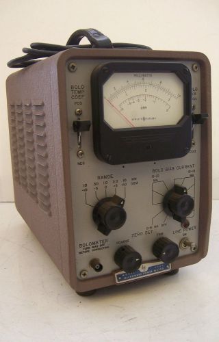 13&#034; x 10&#034; HP HEWLETT PACKARD MICROWAVE POWER METER MODEL 430C c.1955 Vtg