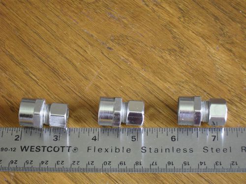 3 Brass Craft Compression Reducers - 3/4&#034; OD Female Comp X 1/2&#034; Comp Chrome