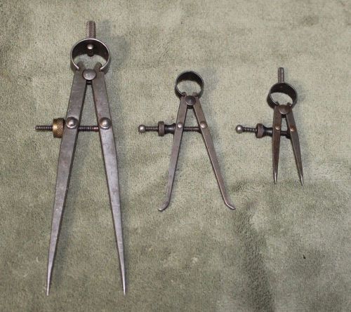 Ls starrett spring caliper set: starrett and  brown &amp; sharpe 815 &amp; 813 for sale