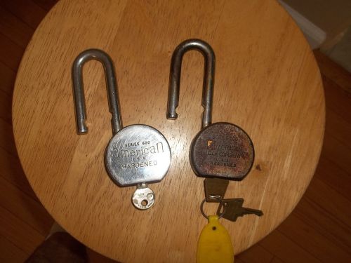 SERIES 600 and 700 AMERICAN U.S.A HARDENED PADLOCK (LOCK) WITH KEYS