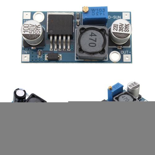 LM2596 DC-DC Adjustable Step Down Power Supply Module Board Converter + Heatsink