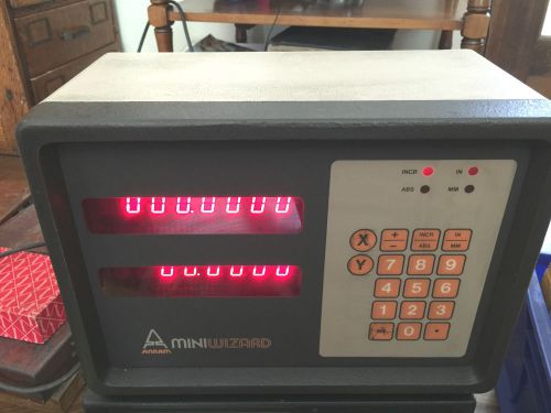 ANILAM MINIWIZARD Two (2) Axis Digital Readout Display Unit Used A163-2000 200