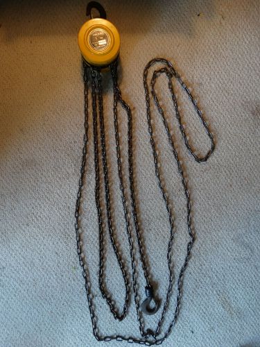 1 ton hand chain hoist chain block with 10&#034; lift princess auto ltd for sale