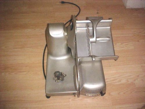 HOBART MANUAL COMMERCIAL MEAT SLICER WITH KNIFE SHARPENER