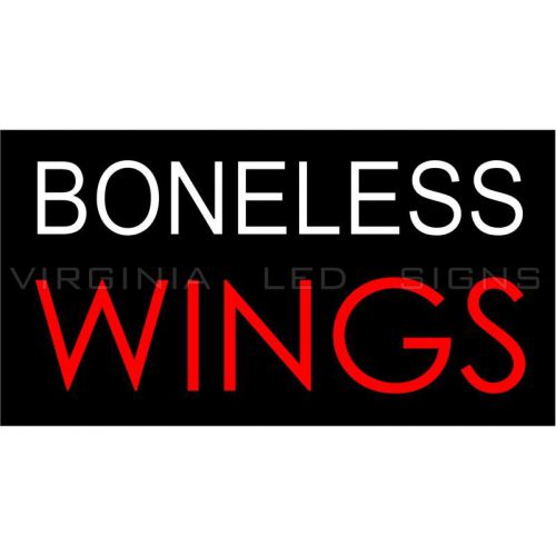 Boneless wings led sign neon looking 30&#034;x16&#034; pizza high quality very bright for sale