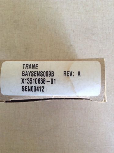 TRANE SEN00412 SENSOR; ZONE STAT ASSEMBLY, DUAL SETPOINT MANUAL/ AUTO CHANGEOVER