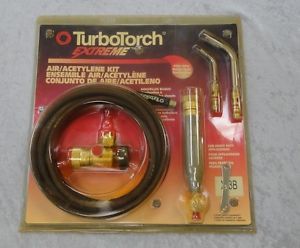 TurboTorch Extreme Air Acetylene Kit X-3B 0386-0335 B Regulator  A-3 A-11 Tips