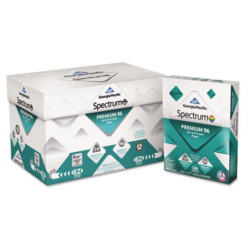 Spectrum Premium 96 Inkjet &amp; Laser Paper, 24lb, 8-1/2 x 11, White, 500 Shts/Ream