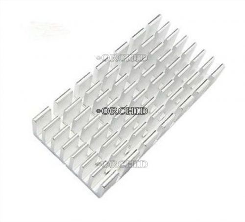 5pcs new heat sink 50x25x10mm silver slot high quality heatsink pcb #1958844