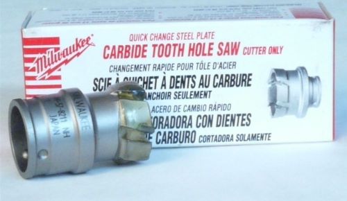 MILWAUKEE 1&#034; 25mm CARBIDE TOOTH HOLE SAW Cutter Brand New Box 49-57-8211