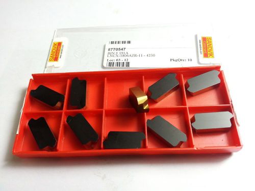 Sandvik LNCX-1806AZR-11 4230 Carbide Roughing Milling Inserts (10 QTY) (O 844)