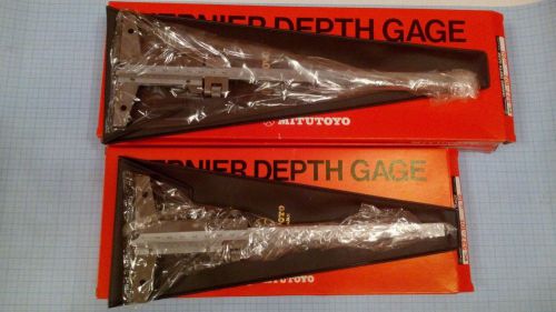 SUPER LOT: 2 Mitutoyo  Vernier Depth Gauge, 0-150mm, 0-200 mm, New !!!