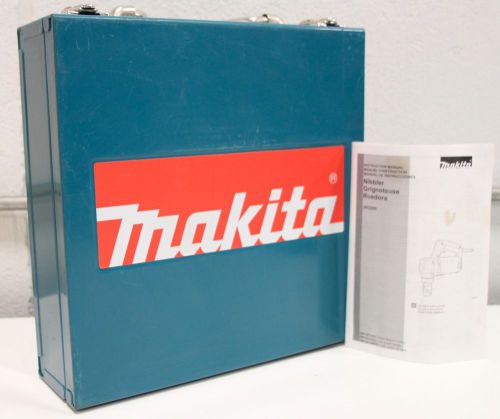 Makita Metal Gauge Nibbler 12&#034;x12&#034;x3&#034; Hard Protective Case w/ Instruction Manual