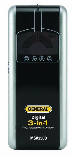 General Tools &amp; Instruments MSV350D 3-in-1 LCD Stud/Voltage/Metal Detector