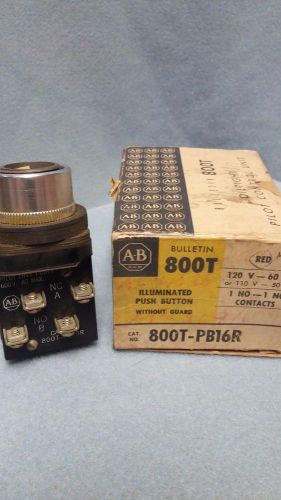 Allen Bradley 800T-PB16R Illuminated Push Button