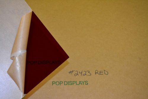 red acrylic PLEXIGLASS sheet  color #2423 1/4&#034;  x 48&#034; x 15.7/8&#034;