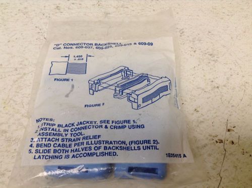 D Connector Backshell 609-037 025 015 09 609037 609025 609015 60909