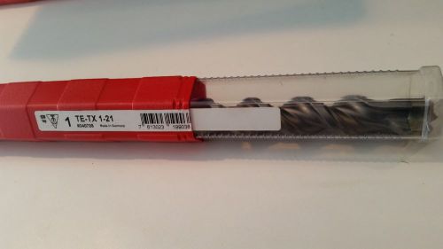 NEW Hilti 340728 TE-TX 1-21 HAMMER DRILL BIT CONCRETE ROTARY 1&#034;