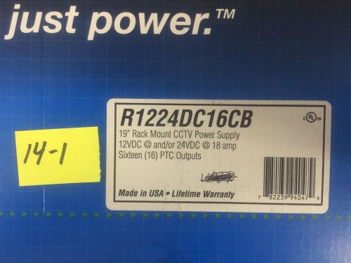 ALTRONIX R1224DC16CB 19&#034; Rack Mount CCTV Power Supply