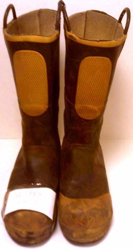 Ranger Shoe-Fit Firefighter Turn Out Gear Rubber Boots Steel Toe 13 M  R188