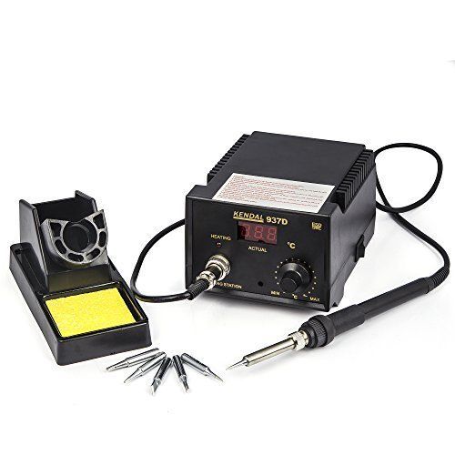 Kendal soldering iron station with extra heating element &amp;5 tips 937d for sale