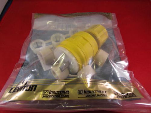 Brand New Leviton 26W47 20 Amp Locking Wetguard  L5-20 20A 125V NEMA L5-20P Plug