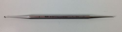 MILTEX 40-58/1-3 Excavator Curette, Small 1 1/2mm &amp; Large 2 1/2mm Dia., Double E