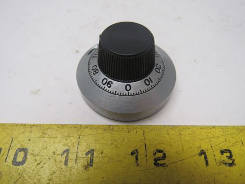 Spectrol Molel 21 Multi-Turn Dial For Potentiometers  1/4&#034; Shaft 1-3/4&#034; OD