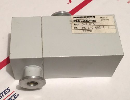 PFEIFFER BALZERS ONF 010 OIL MIST SEPARATOR ELIMINATOR FILTER VACUUM PUMP 0NF