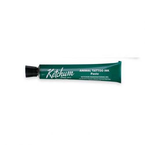 Ketchum Tattoo Paste Green 1 oz Tube Livestock Pets Permanent Identification