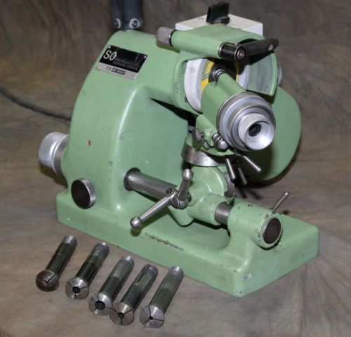 Deckel so tool &amp; cutter grinder, bench model, 1/115 volts, with collets, beauty for sale