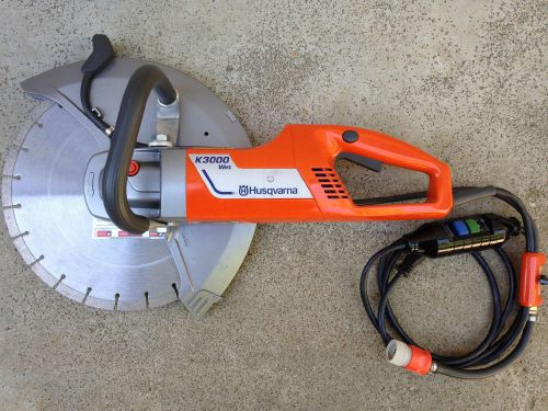 Husqvarna K3000 Wet 14&#034; Electric Power Cutter Concrete Cut Off Saw