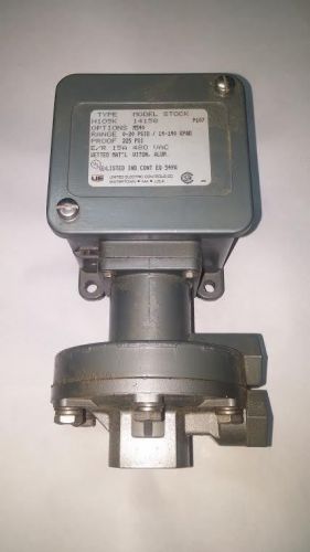 United electric controls 105 series pressure controller industrial grade 14158 for sale
