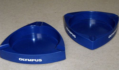 Two OLYMPUS Souvenir Ash Trays