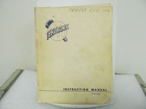 TEKTRONIX 514D CATHODE-RAY OSCILLOSCOPE INSTRUCTION MANUAL/SCHEM