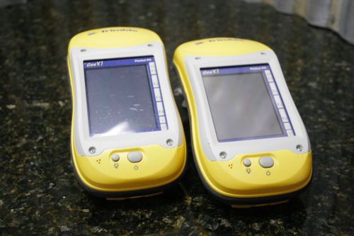 Lot Of 2 Trimble GeoXT Handheld Data Collectors Sold For Parts Repair FREE S&amp;H
